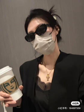 22K金十字架项链