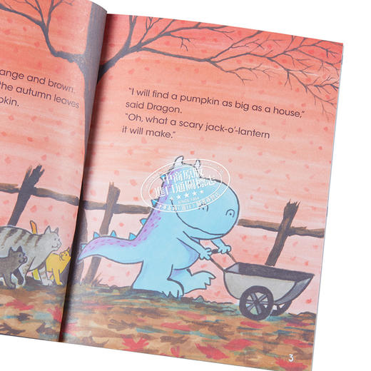 【中商原版】Acorn 学乐橡树种子系列 Dragon 2-5 恐龙传奇4册套装 英文原版 进口图书 儿童绘本 低幼图画故事书 可点读 商品图3