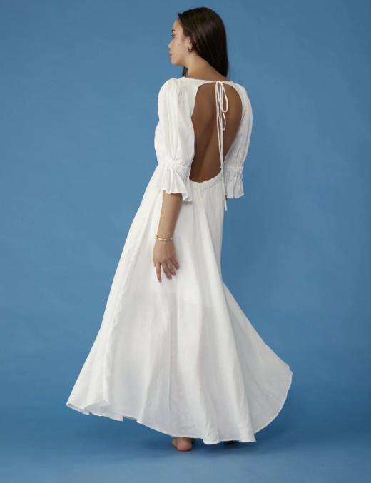 Gyre - Abigail Dress - White - 女装 - 露背连衣裙 - 白色 商品图0