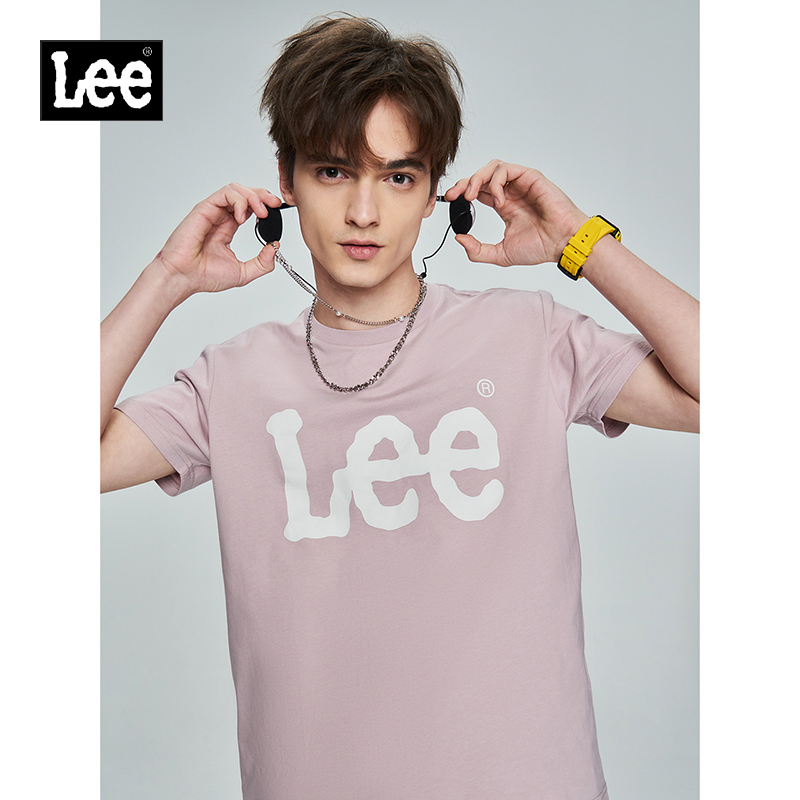 LEE 新品标准版Logo印花多色男短袖T恤LMT0045193RX00F