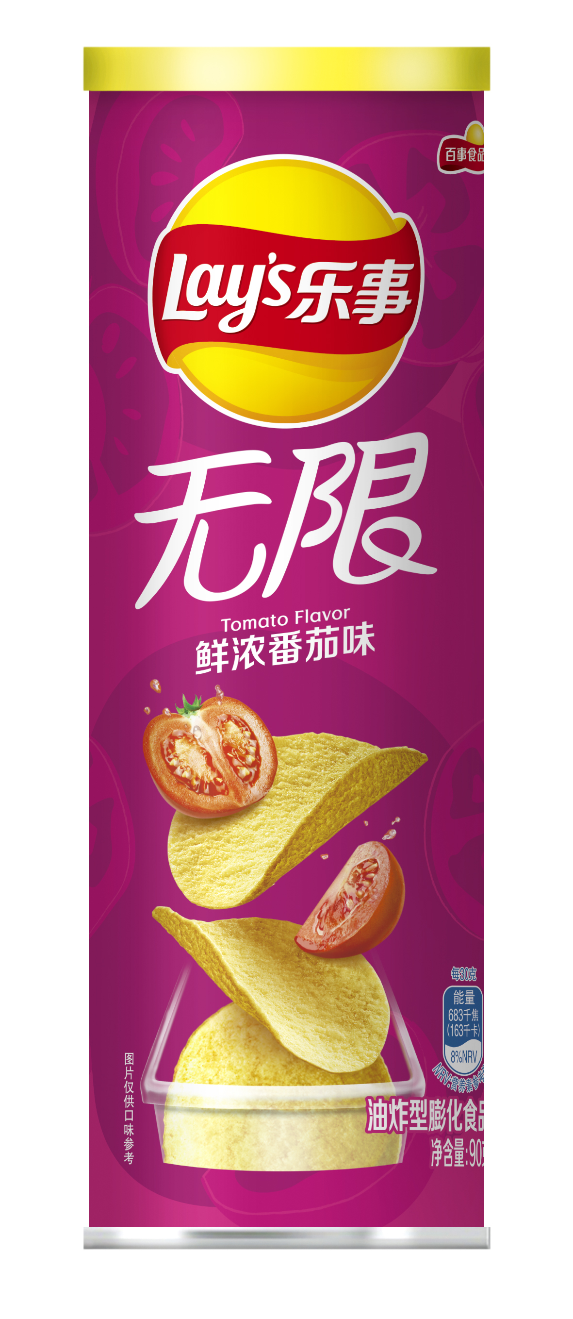 百事食品乐事无限鲜浓番茄味90g(6924743927933)