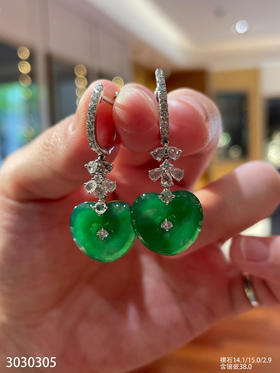 心形耳坠 63999【3030305】