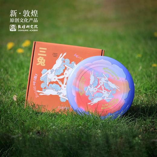 敦煌研究院【三兔夜光飞盘】亲子互动健身运动游戏户外玩具飞盘 商品图0