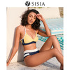 sisia泳衣女2023新款性感深v撞色显瘦度假游泳冲浪比基尼ins欧美 商品缩略图0