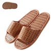 【两双仅需39.9元，夏季爆款】2025夏季天然竹编藤草编织冰凉拖鞋 防滑养生家具室内地板拖鞋 商品缩略图4