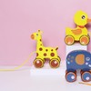 *【母婴用品】儿童拖拉玩具车手拉绳牵引动物车婴儿宝宝益智早教学步玩具 商品缩略图0