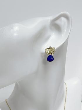 FF&【SOLDE VERANO蕃秀】佩蒂斯蓝耳环