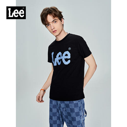 LEE 新品标准版Logo印花多色男短袖T恤LMT0045193RX00F 商品图2