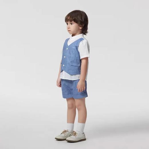 英氏-童衣类（夏）G3英梭衣裤套中牛津纺80CM 商品图1