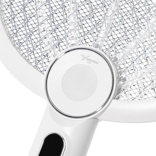 雅格USB充电式锂电池带数显家用苍蝇拍电蚊拍灭蚊灯二合一 商品图2