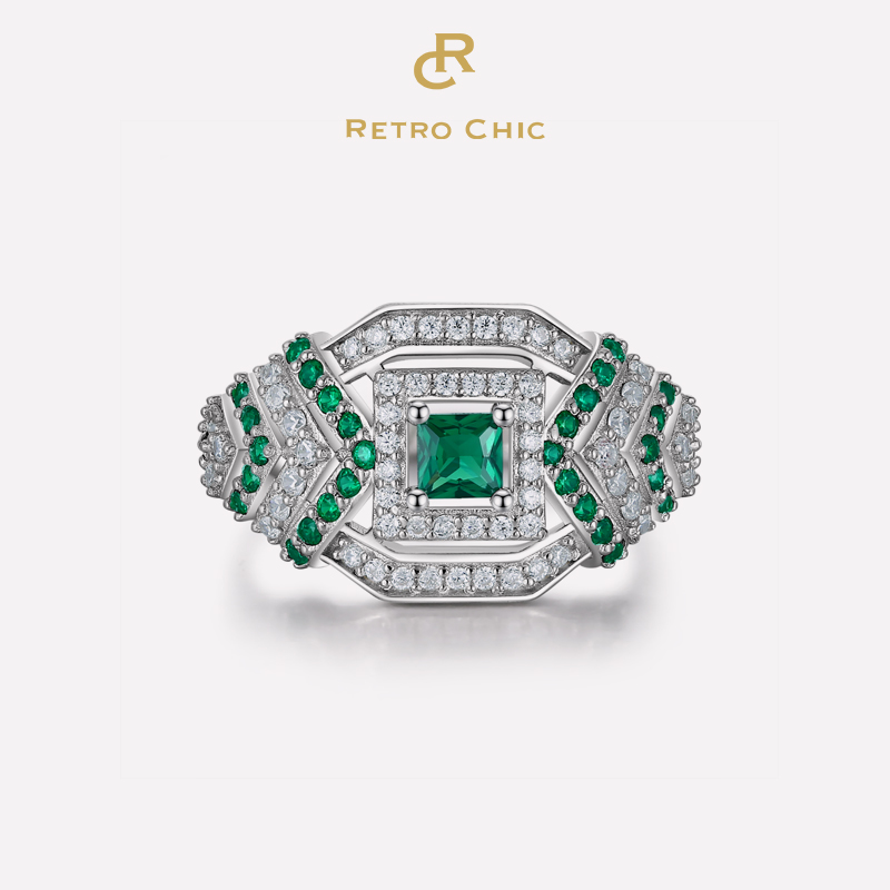 Retro Chic意大利复古时尚首饰香水瓶戒指（活口，码数可调节）