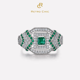 Retro Chic意大利复古时尚首饰香水瓶戒指（活口，码数可调节）