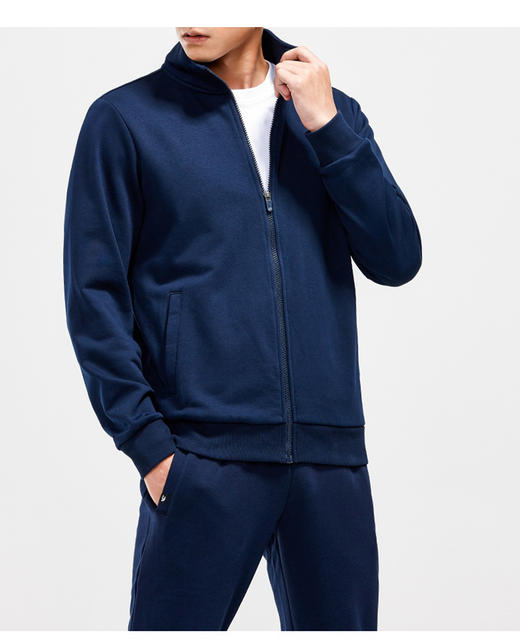 裁缝学苑 M54拉链开衫休闲无帽卫衣运动外套11服装裁剪图牛皮纸样 商品图6