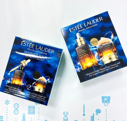 雅诗兰黛两件套（小棕瓶50ml+抗蓝光眼霜15ml）（612051） 商品图0