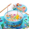 *【母婴用品】儿童木质趣味磁性钓鱼池亲子游戏套装玩具 商品缩略图0