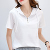 福利款~雀说休闲连幅短袖T恤女式空调衫、防晒衫简约百搭基础AL 359 商品缩略图3