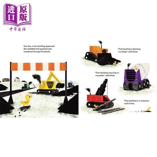 【中商原版】Digger and the Duckling 挖掘机与小鸭子 英文原版 进口图书 儿童绘本 动物故事图画书 保护环境 4-8岁儿童读物 商品图1