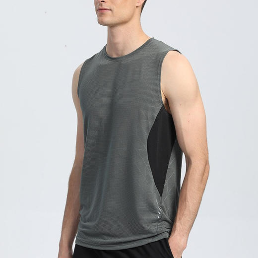 跃牌【跃LEAP-ACTIVE】系列速干无袖T恤冰丝运动篮球瑜伽背心G21 商品图1