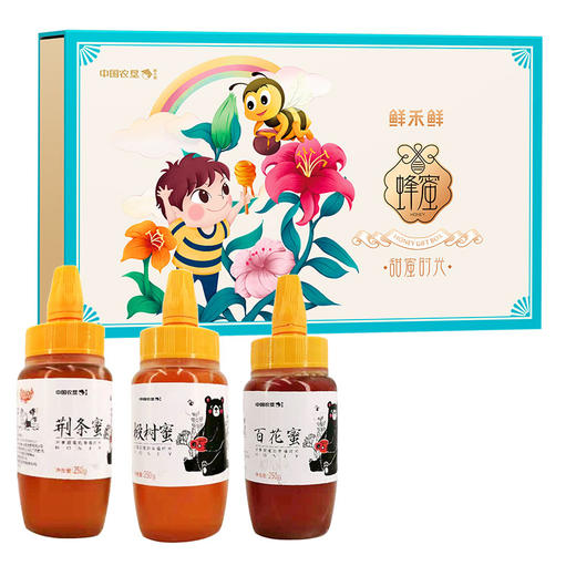 鲜禾鲜佑晨光-蜂蜜礼盒A款750g 商品图0