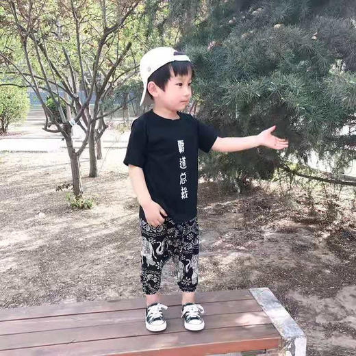 【六一热卖！提前抢】新款宝宝印花短袖T恤，时尚洋气，休闲舒适，细节考究，精致不凡，尽显童真童趣，为宝宝添彩夏日 商品图0