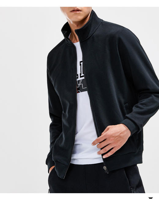 裁缝学苑 M54拉链开衫休闲无帽卫衣运动外套11服装裁剪图牛皮纸样 商品图7