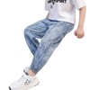 【六一热卖 提前抢！】新款男女童韩版宽松百搭中大儿童宽松休闲牛仔裤，时尚百搭，贴身舒适，宽松设计，展现活力风采，耐穿耐洗耐磨，颜色多样，性价比十足！ 商品缩略图5