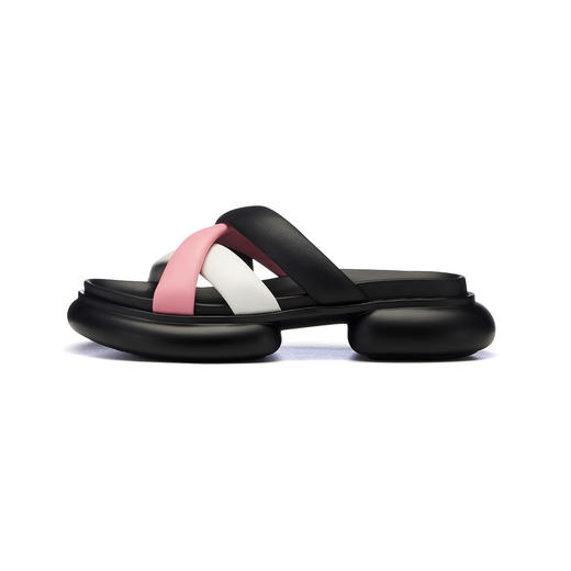 【23年夏季新款】舒适一脚蹬凉拖交叉带设计可外穿拖鞋女61661 商品图1