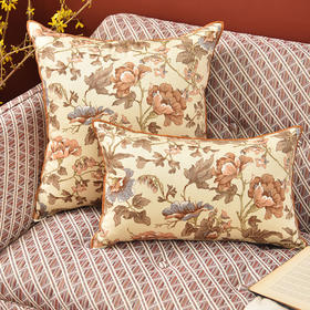 春意芍药系列靠包客厅轻奢复古靠枕