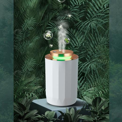 加湿器家用香薰大容量双喷头大雾车载大容量跑马灯桌面US B卧室 商品图4