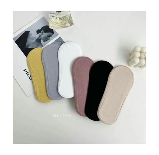 老米优品/ 3双1组，2组包邮❤《男士夏日超透气冰丝纯色船袜》舒服到不想脱下~~好品质。WZ230507C 商品图5