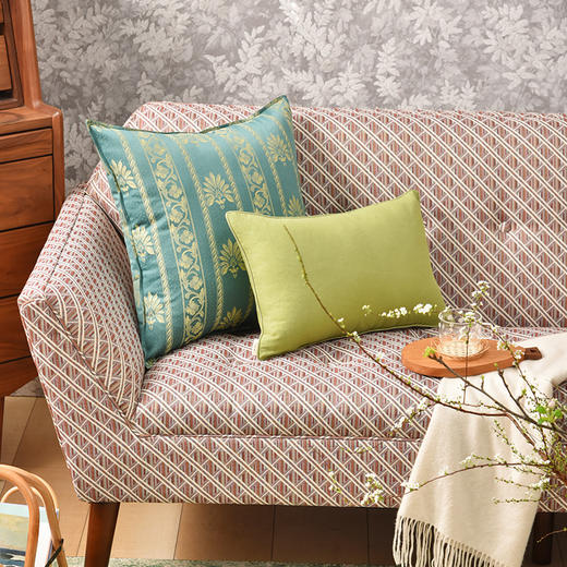 竹玉系列靠包沙发客厅高端复古靠枕 商品图1