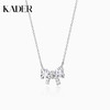 卡蒂罗爱心蝴蝶结项链女纯银轻奢小众设计2023年新款锁骨链礼物 商品缩略图0