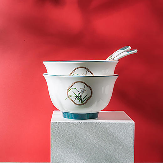 菲米生活幽岚陶瓷餐具套装碗蝶盘FM-TC2026 商品图3