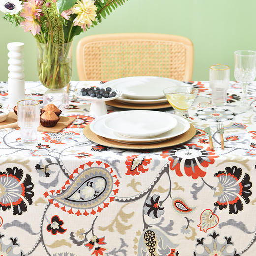 洛可可浪漫系列方形桌布轻奢高级感桌布 商品图2