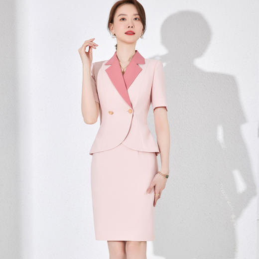 职业女西装套装夏季上班通勤工作服薄酒店经理高端定制正装上班服 商品图0