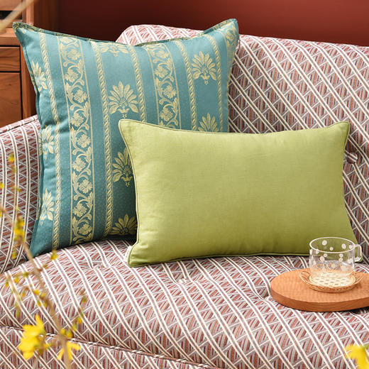竹玉系列靠包沙发客厅高端复古靠枕 商品图0