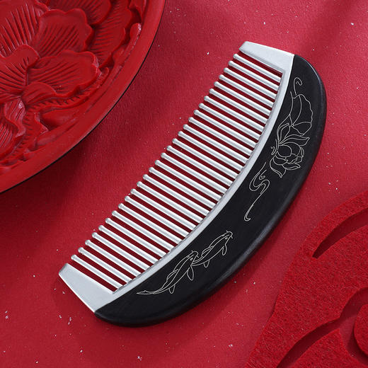 子佩集S999银一梳百顺梳子【YJSZ008】2305 商品图1