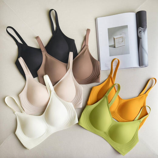 【88号款】女士夏季升级版瑜伽网透气果冻条无痕内衣 商品图0