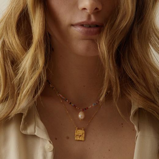 订购8周到｜Elise Tsikis-Tigani-金色Yaya 项链［法国设计师］ 商品图1