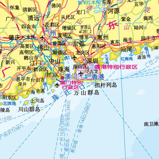 地理学习图典·水晶版·中国地图（小一全 筒装） 商品图4