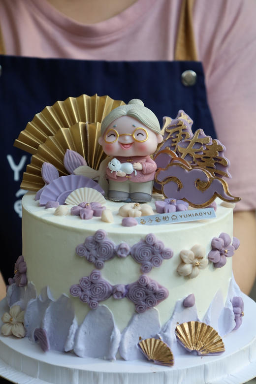 紫色系奶奶健康长寿 商品图3