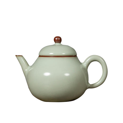 茶香记 汝窑小梨壶 油润质感 釉色迷人 器型经典 细腻温 好搭好用 商品图4