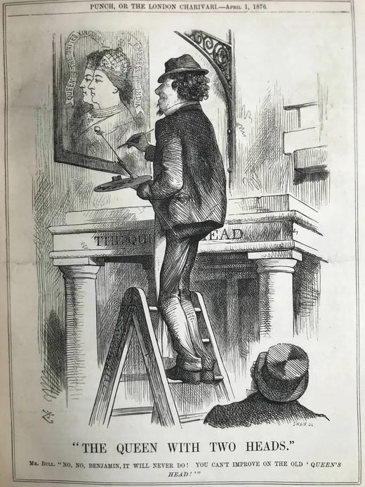 1876年 英国讽刺漫画杂志《笨拙》 数百幅插图 漆布精装16开 商品图7