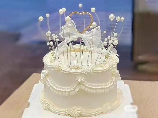 简约蝴蝶结-生日蛋糕 商品图0