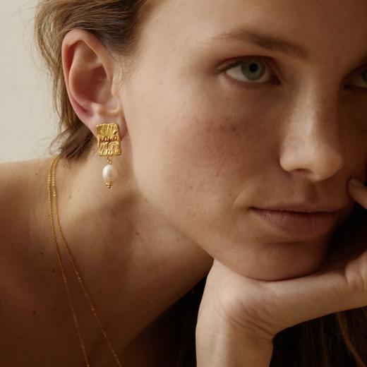 北京仓｜Elise Tsikis-Dimi-Yaya 珍珠 耳环［法国设计师］ 商品图0