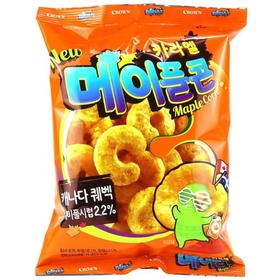克丽安裹糖浆玉米脆74g크라운 카라멜메이플콘