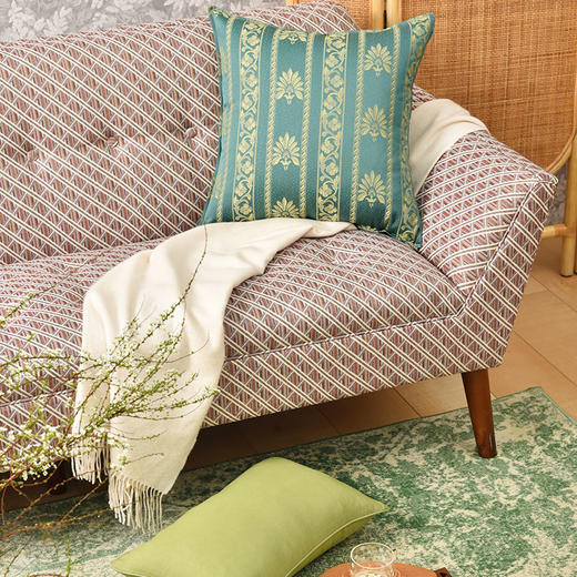 竹玉系列靠包沙发客厅高端复古靠枕 商品图3