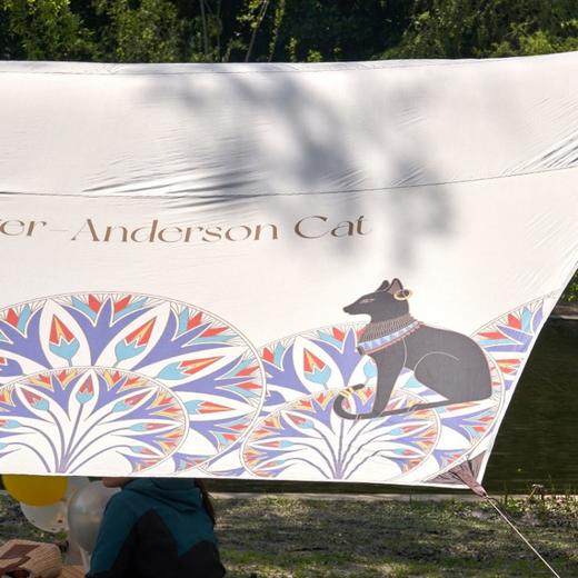 大英博物馆盖亚·安德森猫系列 户外防晒防雨防风露营天幕 野营野餐 商品图3