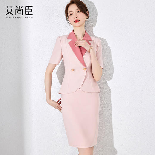 职业女西装套装夏季上班通勤工作服薄酒店经理高端定制正装上班服 商品图4