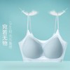 超划算【双款式买1送1~透气感十足！】看得见的薄度一触即凉，40°也不怕！冰感超薄面膜文胸，无痕聚拢大胸背心式透气睡眠文胸罩，超薄冰丝无钢圈背心式大码内衣运动美背七夕情人节送礼优选 商品缩略图7
